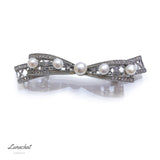 Lunachat Sterling Silver and Crystal Pearl Brooch Milano 31