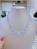 Pivoine Milano Sterling Silver and Crystal Bridal Necklace 10