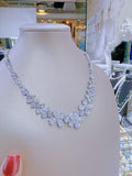 Pivoine Milano Sterling Silver and Crystal Bridal Necklace 10