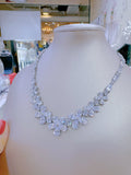 Pivoine Milano Sterling Silver and Crystal Bridal Necklace 10