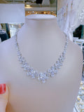 Pivoine Milano Sterling Silver and Crystal Bridal Necklace 10