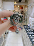 Lunachat Sterling Silver and Crystal Pearl Brooch Milano 10