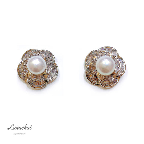  |南洋珍珠耳環| 結婚禮物首飾｜珍珠耳環｜Akoya pearl earrings｜大溪地珍珠耳環｜