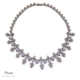 Pivoine Milano Sterling Silver and Crystal Bridal Necklace 61*