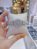 Pivoine Milano Sterling Silver and Crystal Bridal bracelet 10