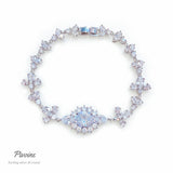 Pivoine Milano Sterling Silver and Crystal Bridal bracelet 4